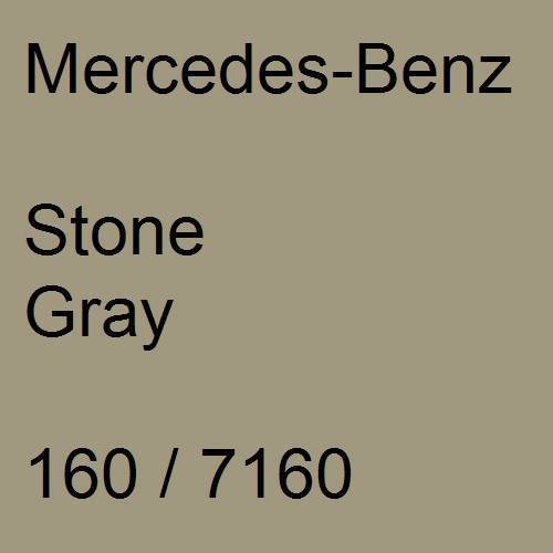 Mercedes-Benz, Stone Gray, 160 / 7160.